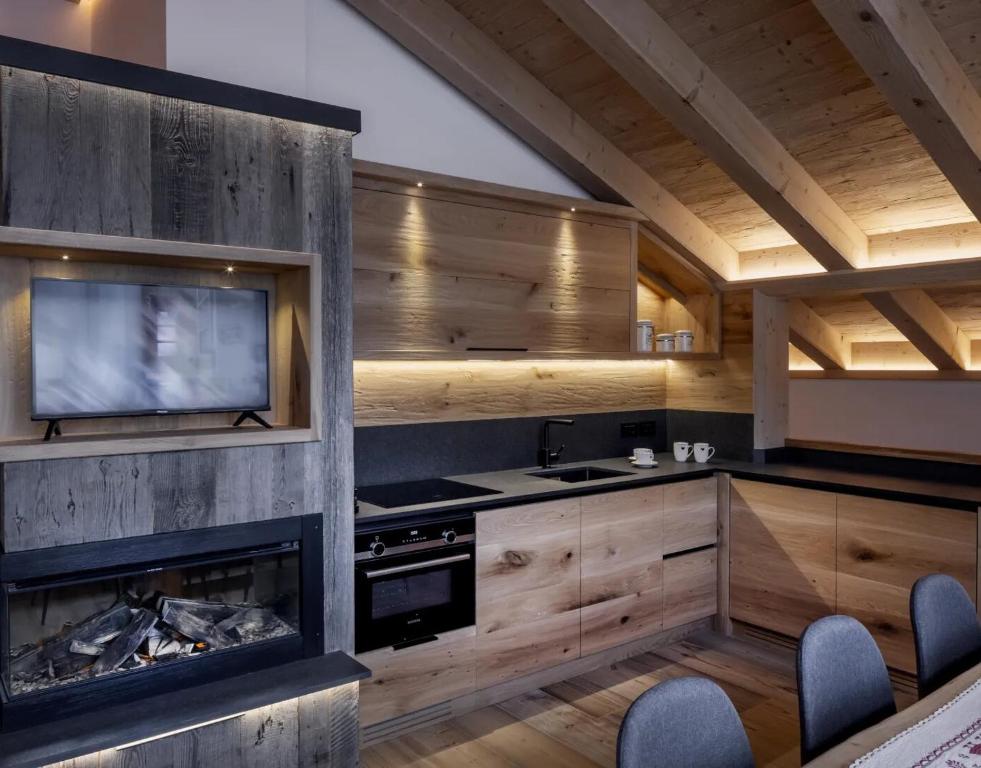 Köök või kööginurk majutusasutuses Chalet Matilde