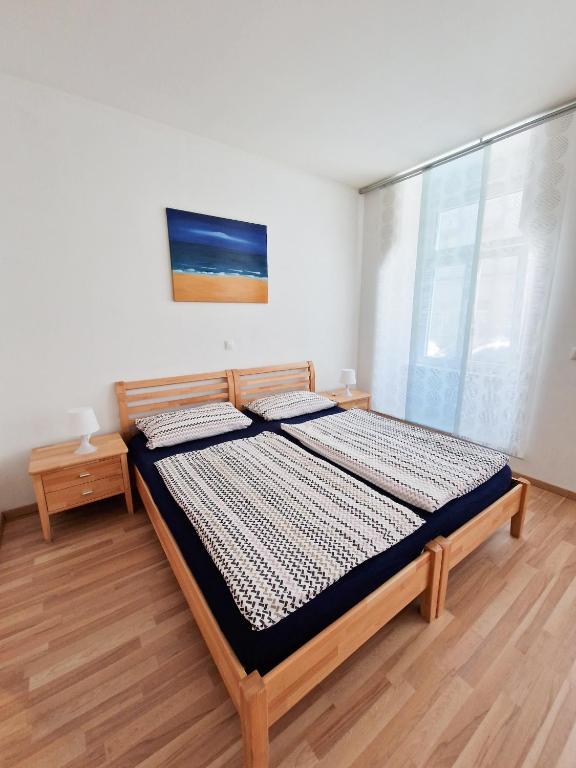 Un pat sau paturi într-o cameră la Youth Hostel Service Vienna