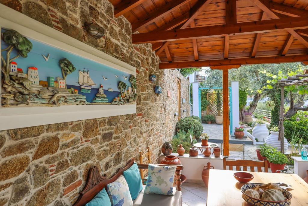 Zahrada ubytování Studios Villa Eleni