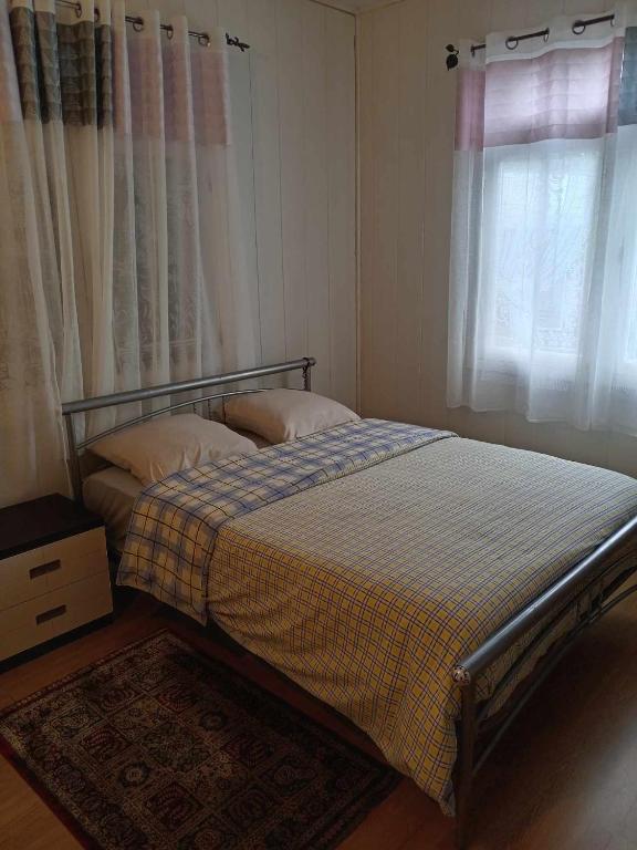 Postel nebo postele na pokoji v ubytování Grande Maison atypique proche du Maïdo