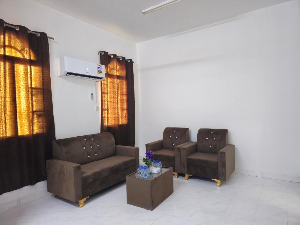 Posezení v ubytování Al Baraami Flat N7