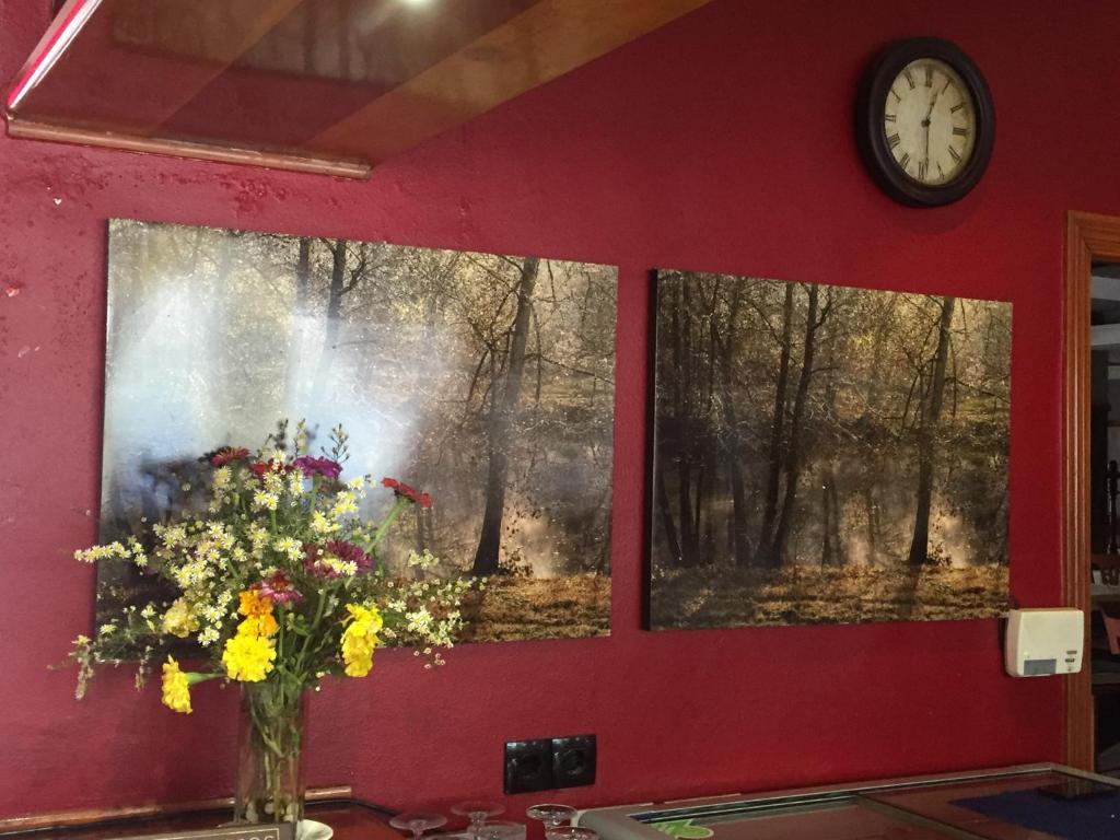Televízia a/alebo spoločenská miestnosť v ubytovaní Hostal Restaurant Jose Luis