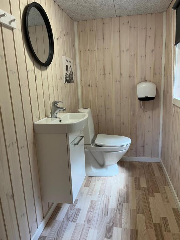 Koupelna v ubytování Holme Å Camping & Cottages