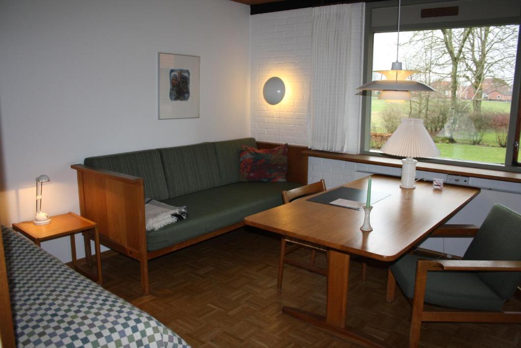 Posezení v ubytování Løgumkloster Refugium