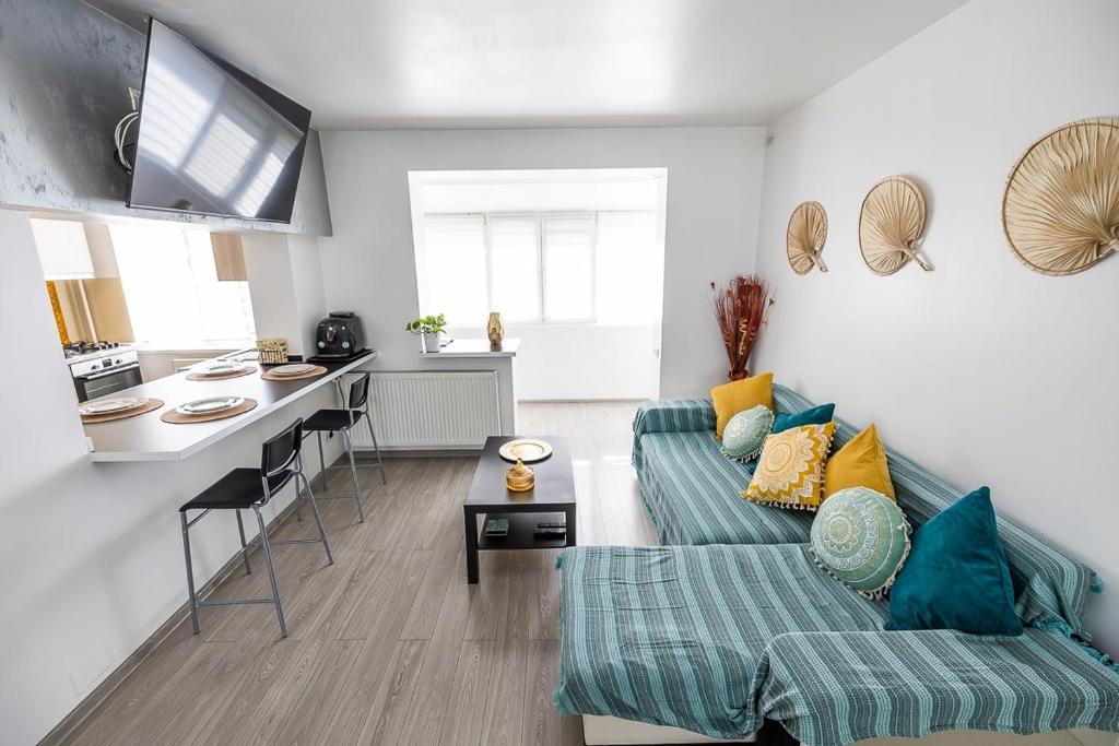 Posezení v ubytování Apartament ExpoParc
