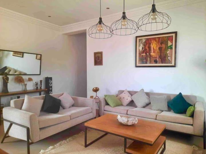 Posezení v ubytování Appartement haut standing à Menzeh5