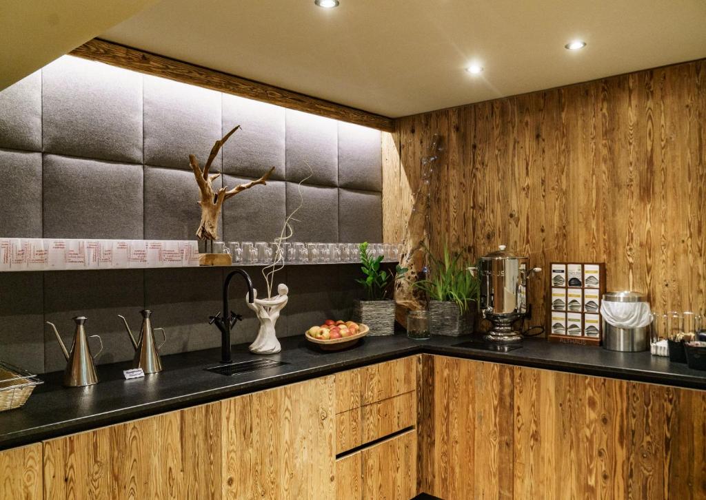 Cucina o angolo cottura di Hotel Berghof