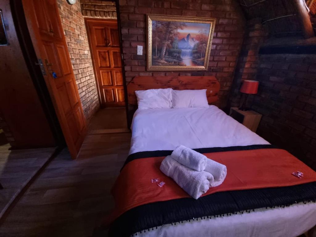 Letto o letti in una camera di Eagles Rest