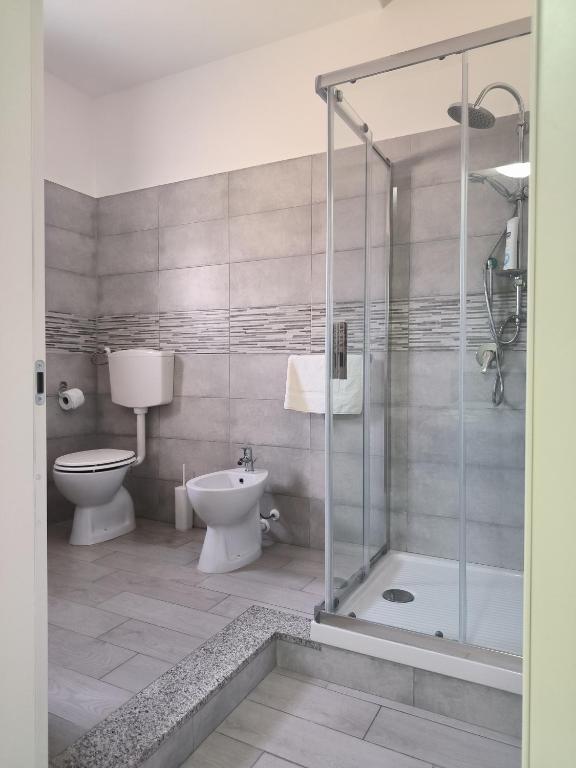 Koupelna v ubytování Hotel 4 Lampioni