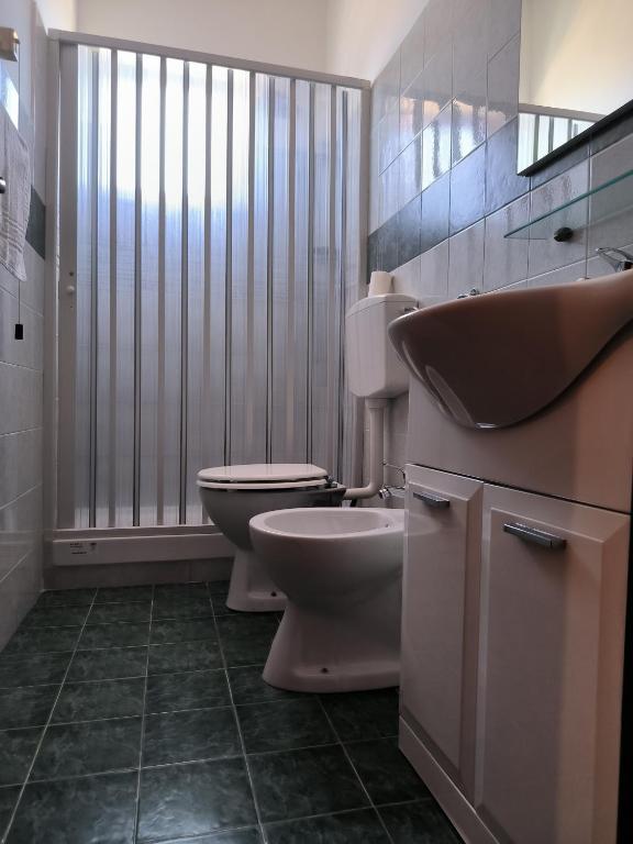 Koupelna v ubytování Hotel 4 Lampioni