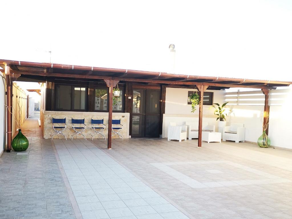 Patio nebo venkovní prostory v ubytování Villa Hermosa Beach