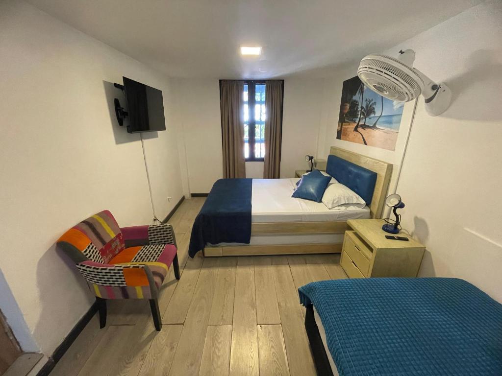 Postel nebo postele na pokoji v ubytování Air Guest House