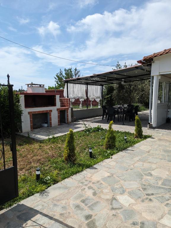 Ogród w obiekcie Ferienhaus "Arizones", Nea Kallikratia, Chalkidiki