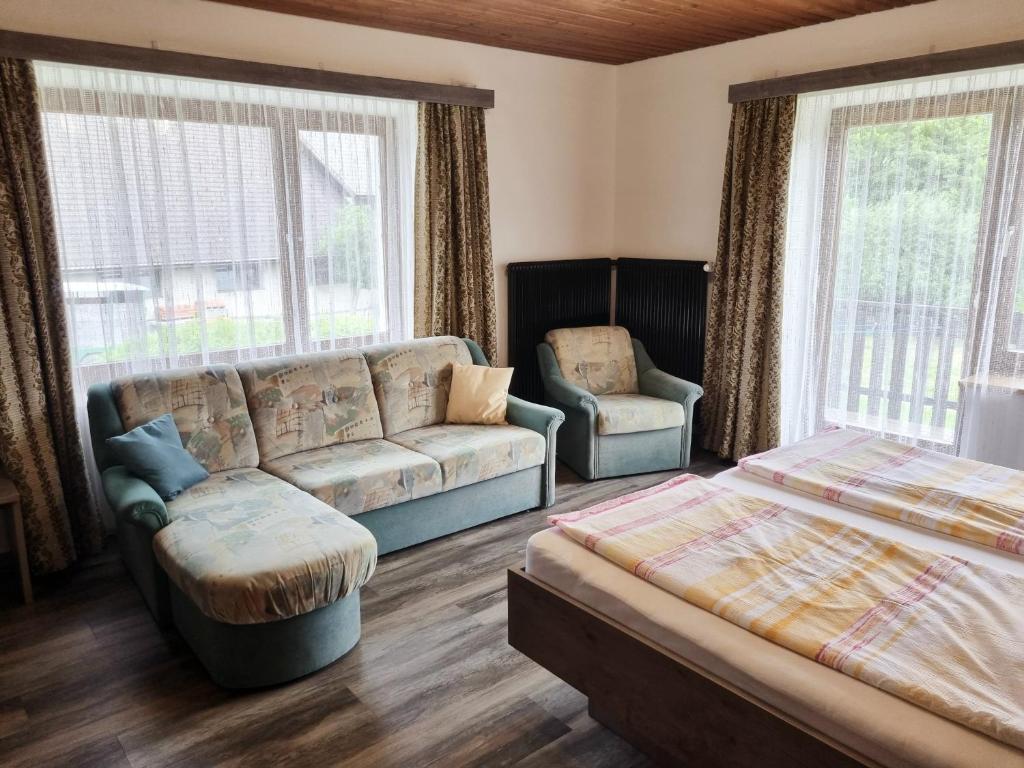 Posezení v ubytování Guesthouse Schoba Typ A