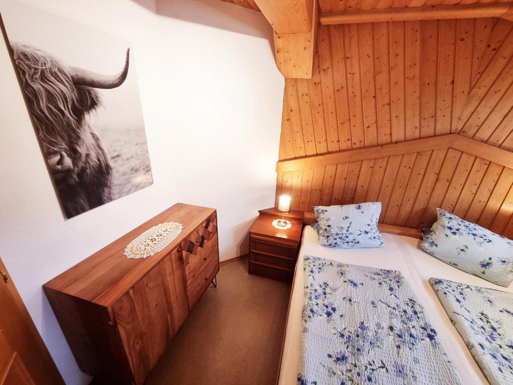 Postel nebo postele na pokoji v ubytování Guesthouse Schoba Typ D