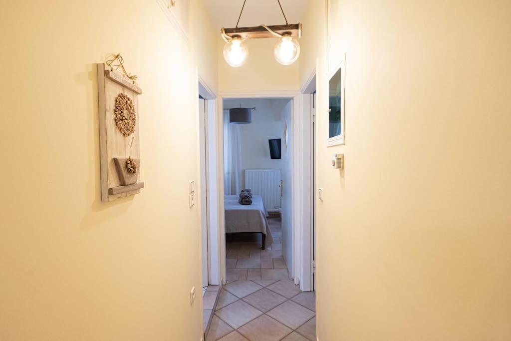Postel nebo postele na pokoji v ubytování Villa EuphoRia, Poros - Greece