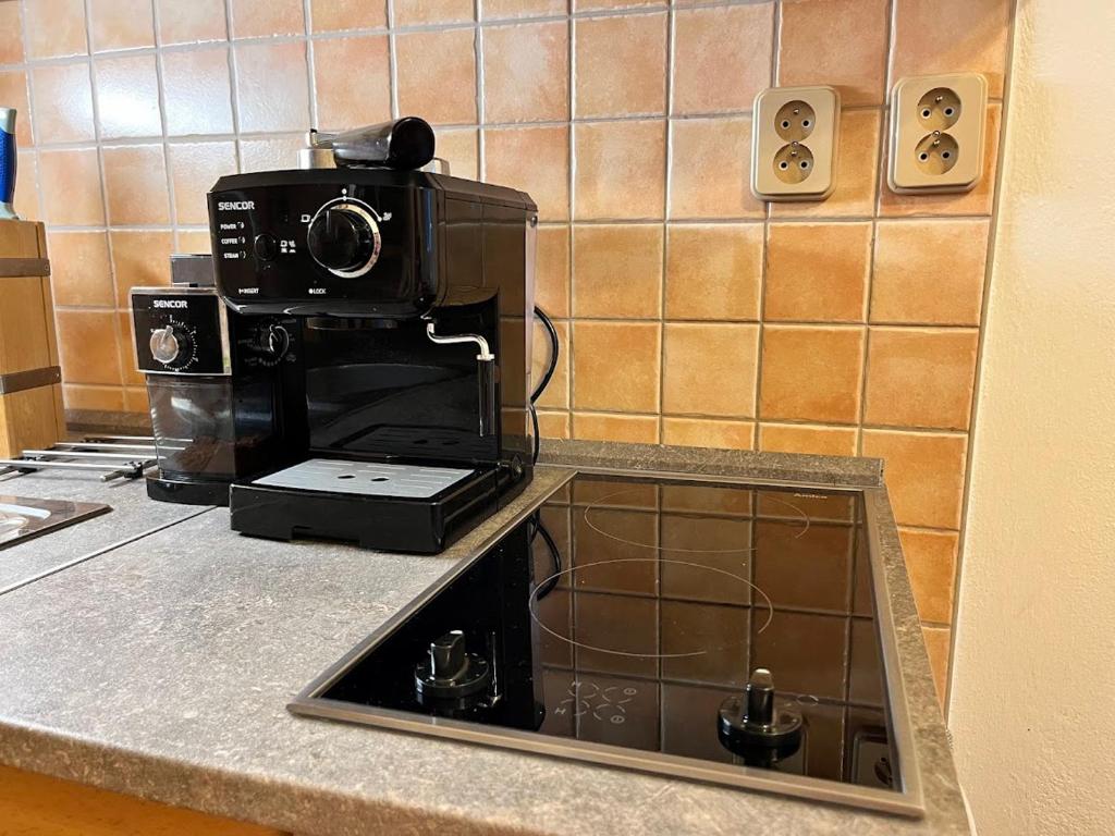 A kitchen or kitchenette at Apartmán pod Hoľou, Tatran-Donovaly