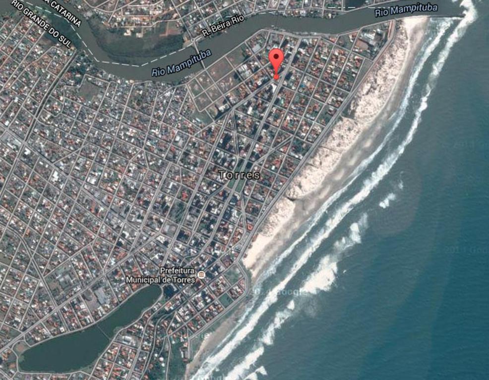  Apartamento perto do mar e do rio em Torres