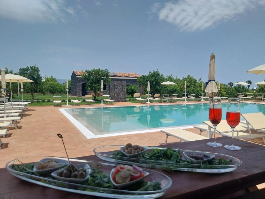 Bazén v ubytování Agriturismo Lumia Resort nebo v jeho okolí