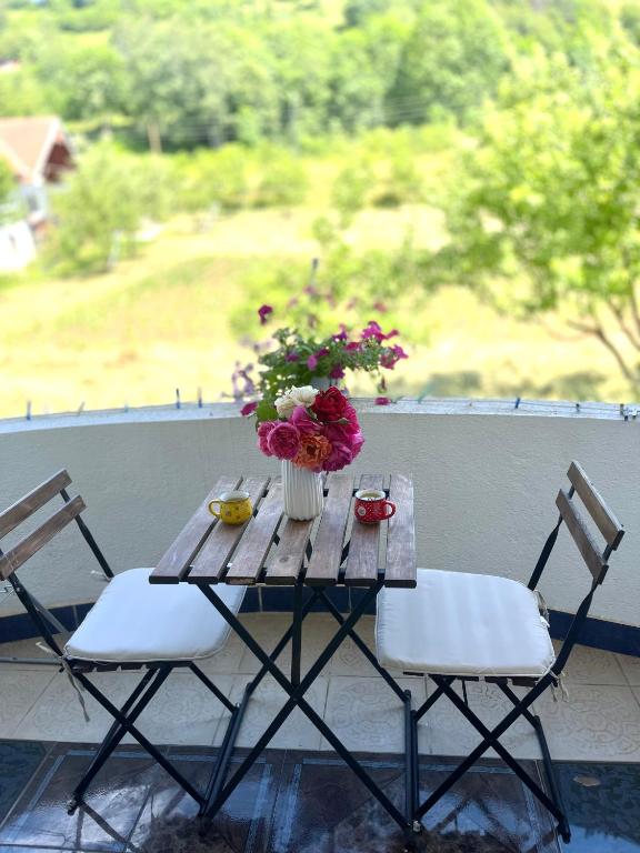Balkón nebo terasa v ubytování Visitor Yard