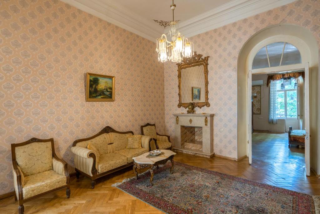 Zona d'estar a Leon Rooms
