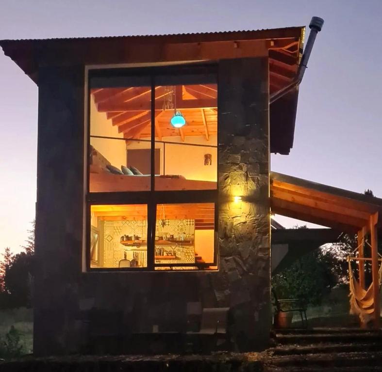 Bygningen som chaletet ligger i