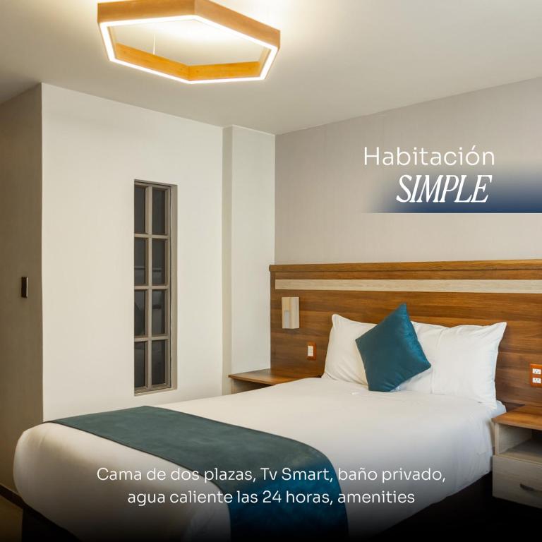 Postel nebo postele na pokoji v ubytování Hotel D'Carlo Class