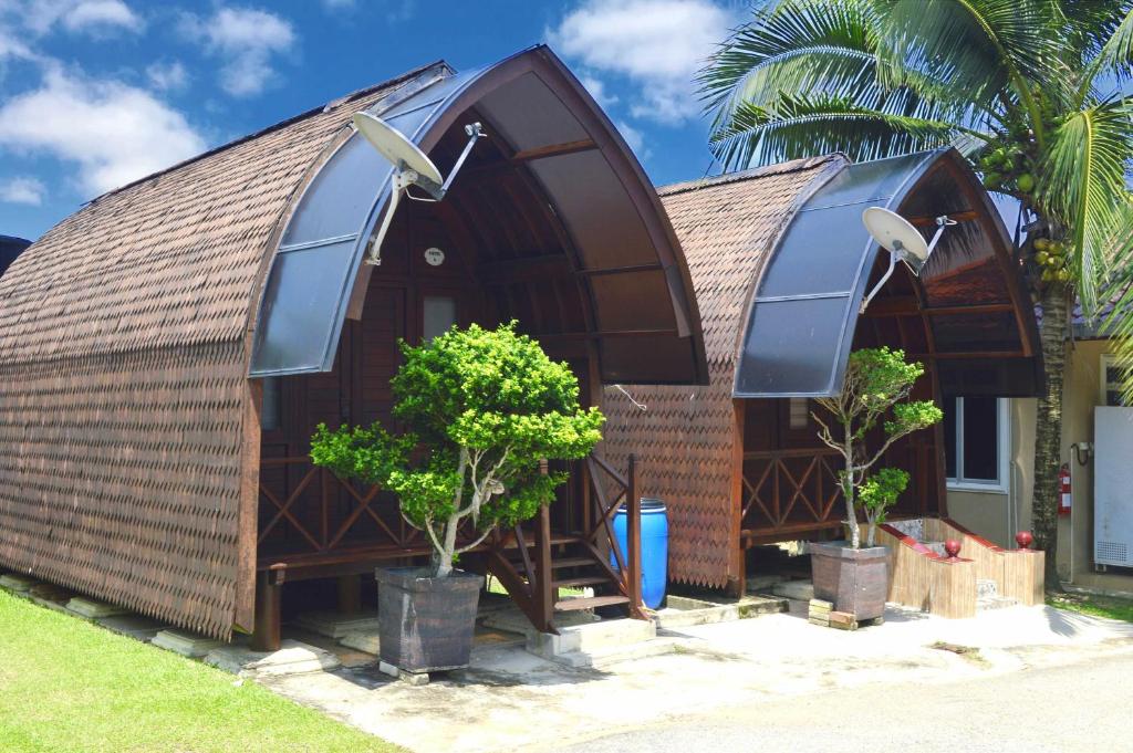 Zahrada ubytování Lagenda Putri Chalet