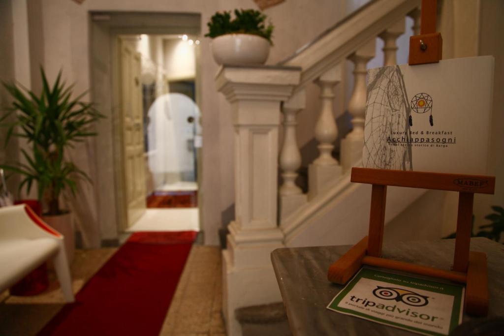 Posezení v ubytování Art Boutique Hotel Acchiappasogni