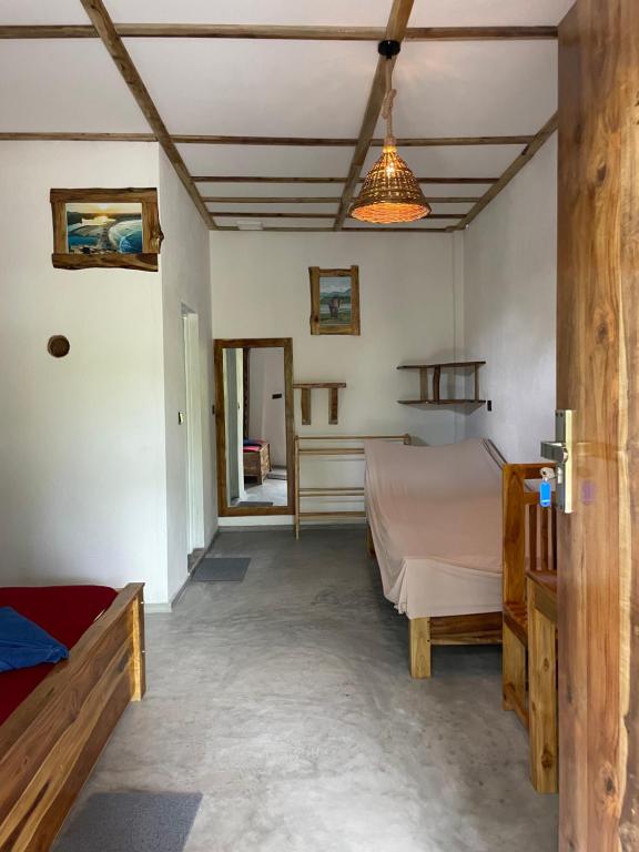 Postel nebo postele na pokoji v ubytování Drift