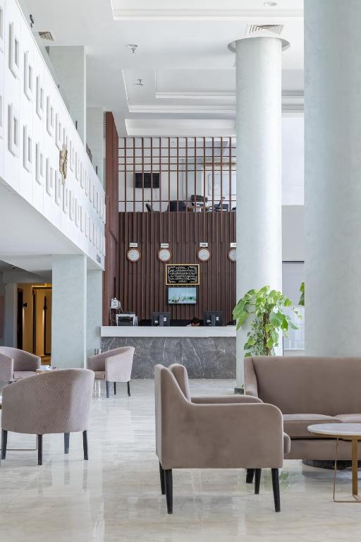 Posezení v ubytování Nordlicht Hotel Marina Al Alamein