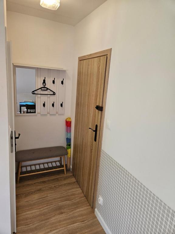 Postel nebo postele na pokoji v ubytování Bursztynowa 1