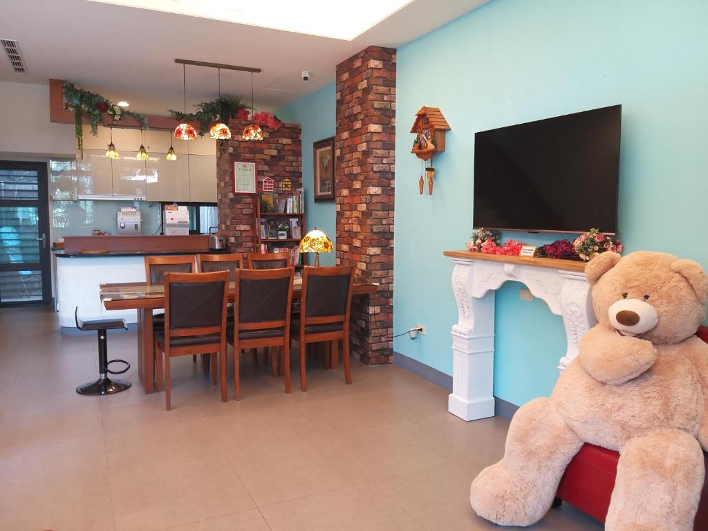 TV a/nebo společenská místnost v ubytování Bestime B&B