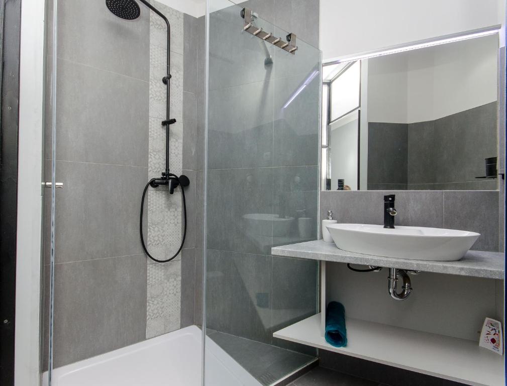 Kúpeľňa v ubytovaní Malena rooms