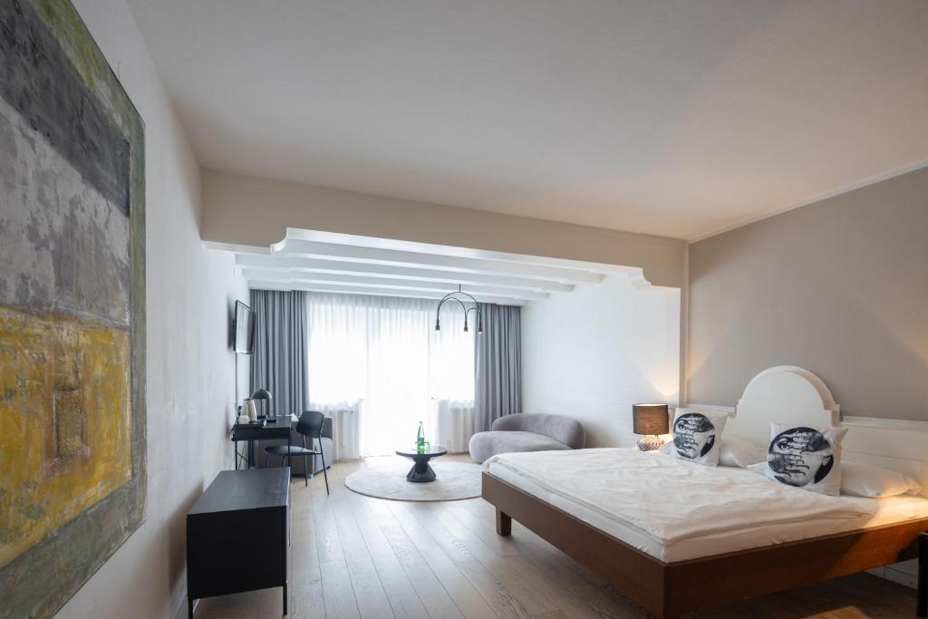 Postel nebo postele na pokoji v ubytování Q! Hotel Maria Theresia