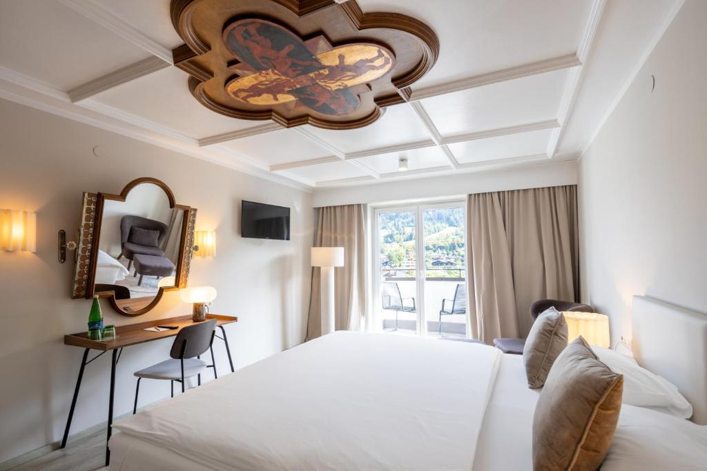 Postel nebo postele na pokoji v ubytování Q! Hotel Maria Theresia