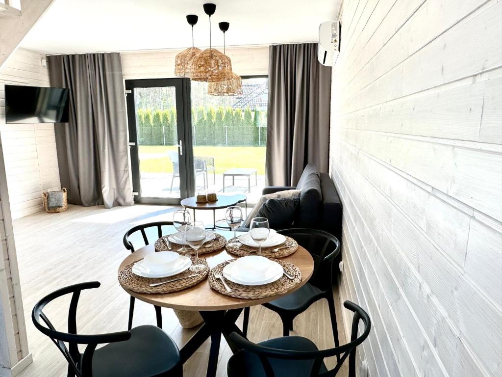 Posezení v ubytování Baltic Atelier domki nad morzem