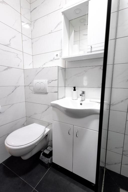 Koupelna v ubytování Luna Nera apartments