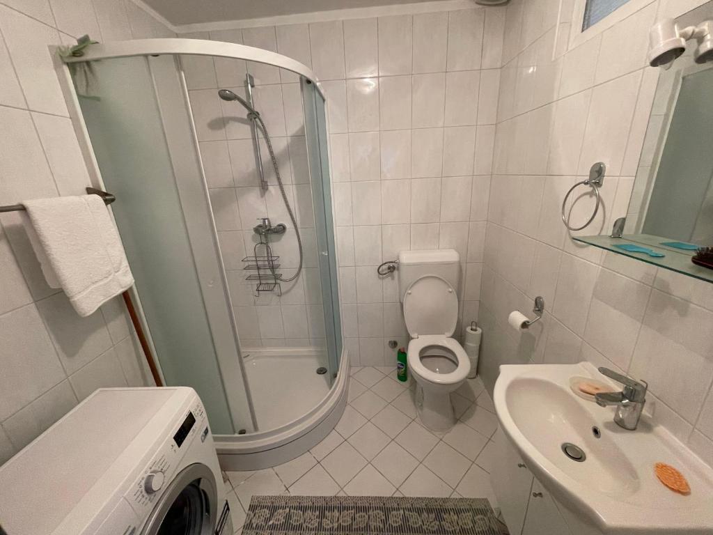 Koupelna v ubytování Studio Apartment Krapanj