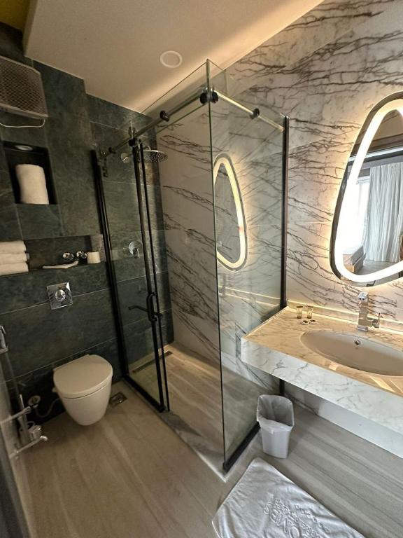 Koupelna v ubytování فندق الشاطئ رأس البر-Beach Hotel Ras Elbar
