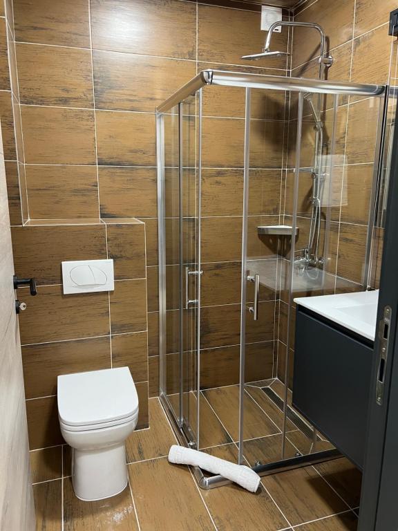Kúpeľňa v ubytovaní Sremsky inn