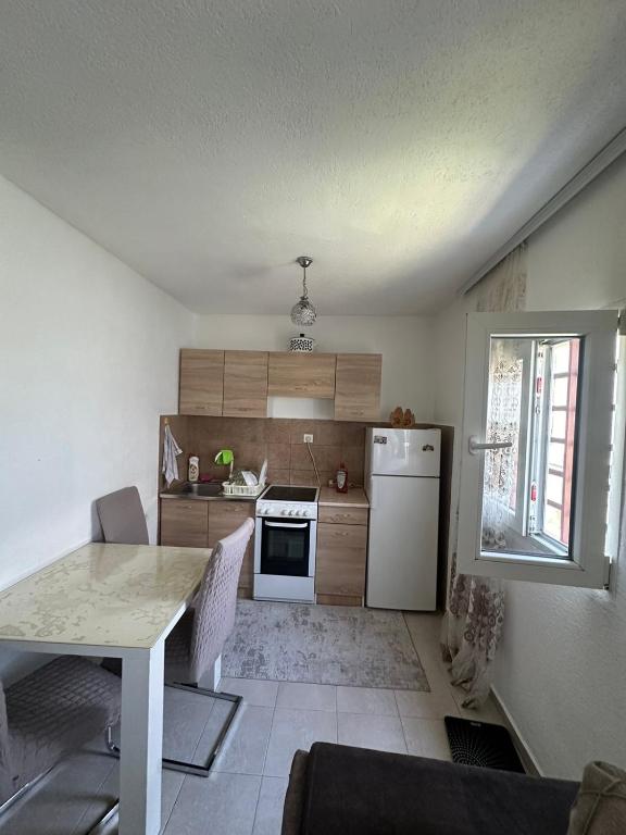 Kuchyň nebo kuchyňský kout v ubytování Apartman Daris