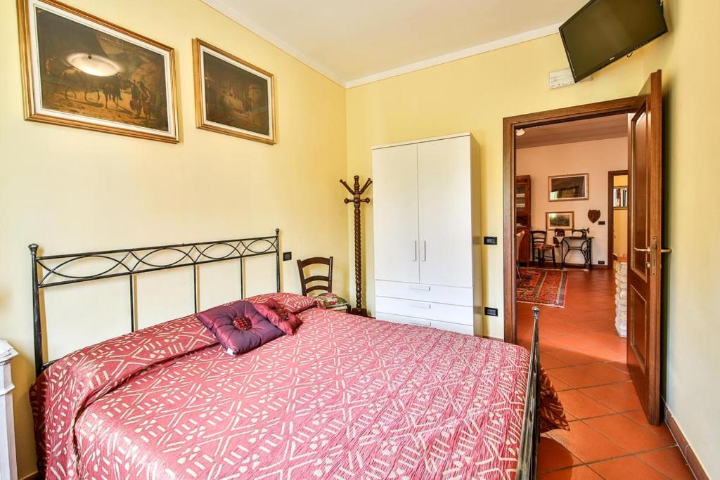 Postel nebo postele na pokoji v ubytování Trattoria Milani