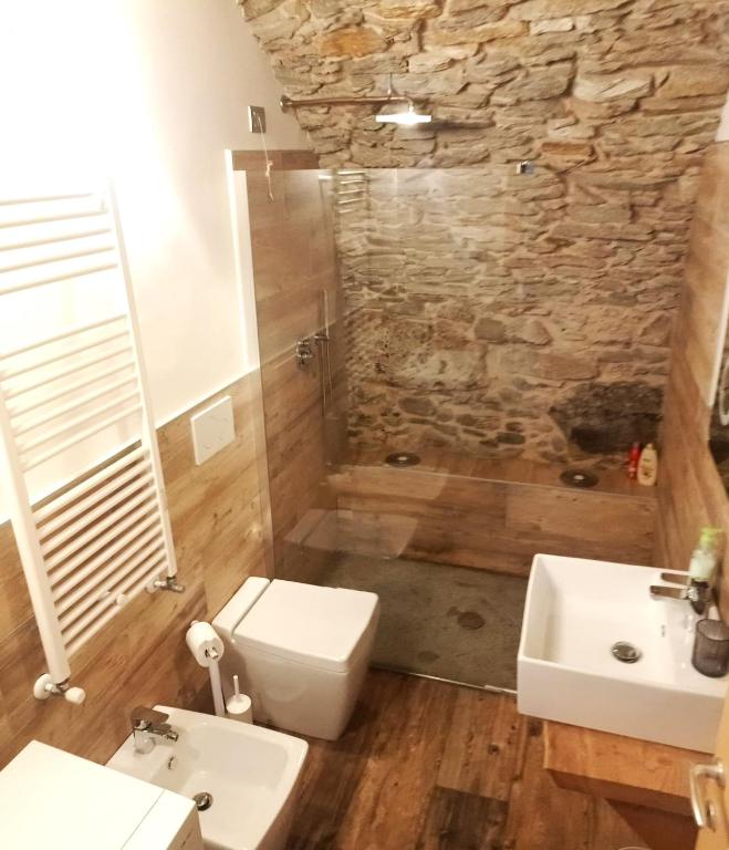 Koupelna v ubytování B&B La Presef