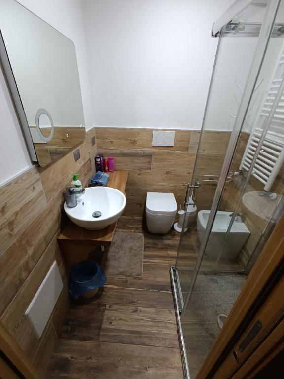 Koupelna v ubytování B&B La Presef