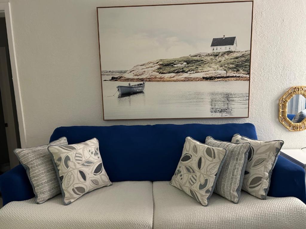 Et opholdsområde på Mermaid's Cottage