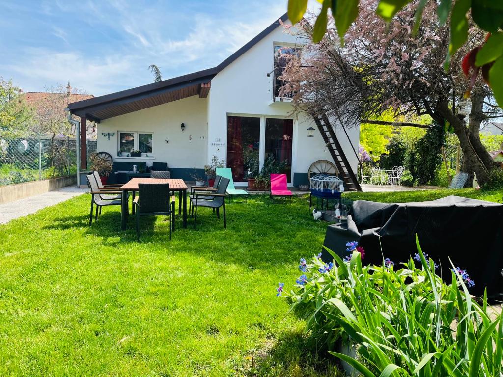 Zahrada ubytování Maison « jardin la cigogne »