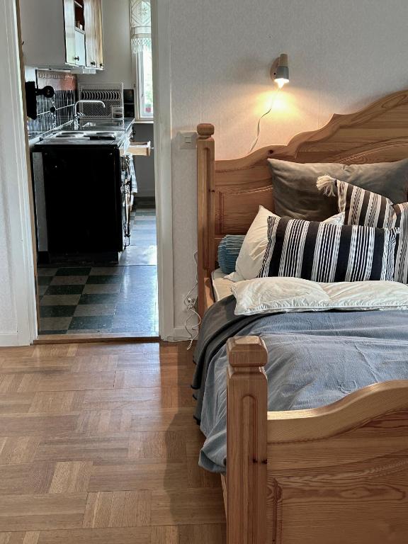 Postel nebo postele na pokoji v ubytování Vallvikshuset