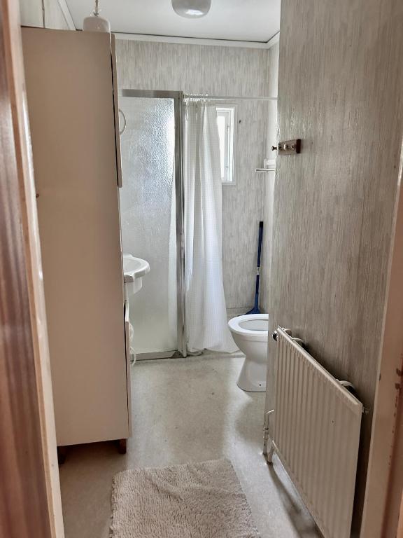 Koupelna v ubytování Vallvikshuset