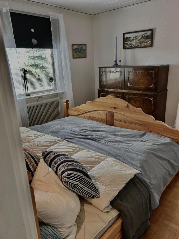 Postel nebo postele na pokoji v ubytování Vallvikshuset